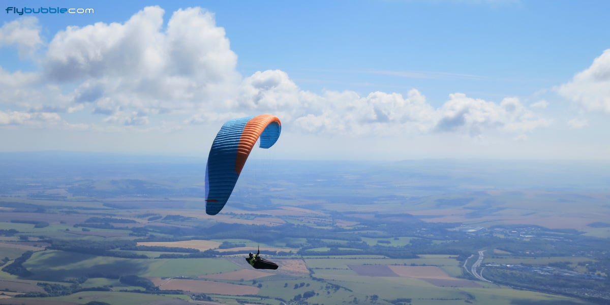 Paragliding XC Devils Dyke to Margate 06.08.2016