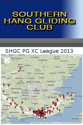 SHGC Paragliding XC League 2013 Winners