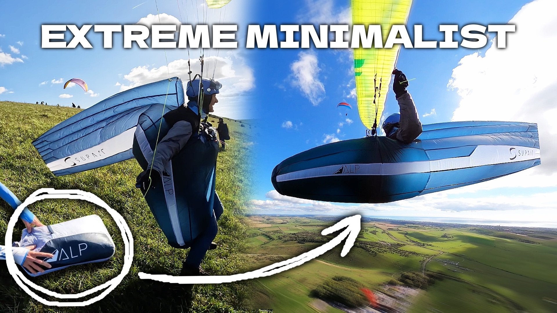Supair ALP Test & review: Paragliding EXTREME Minimalist Harness (Only 1.6kg!!!)
