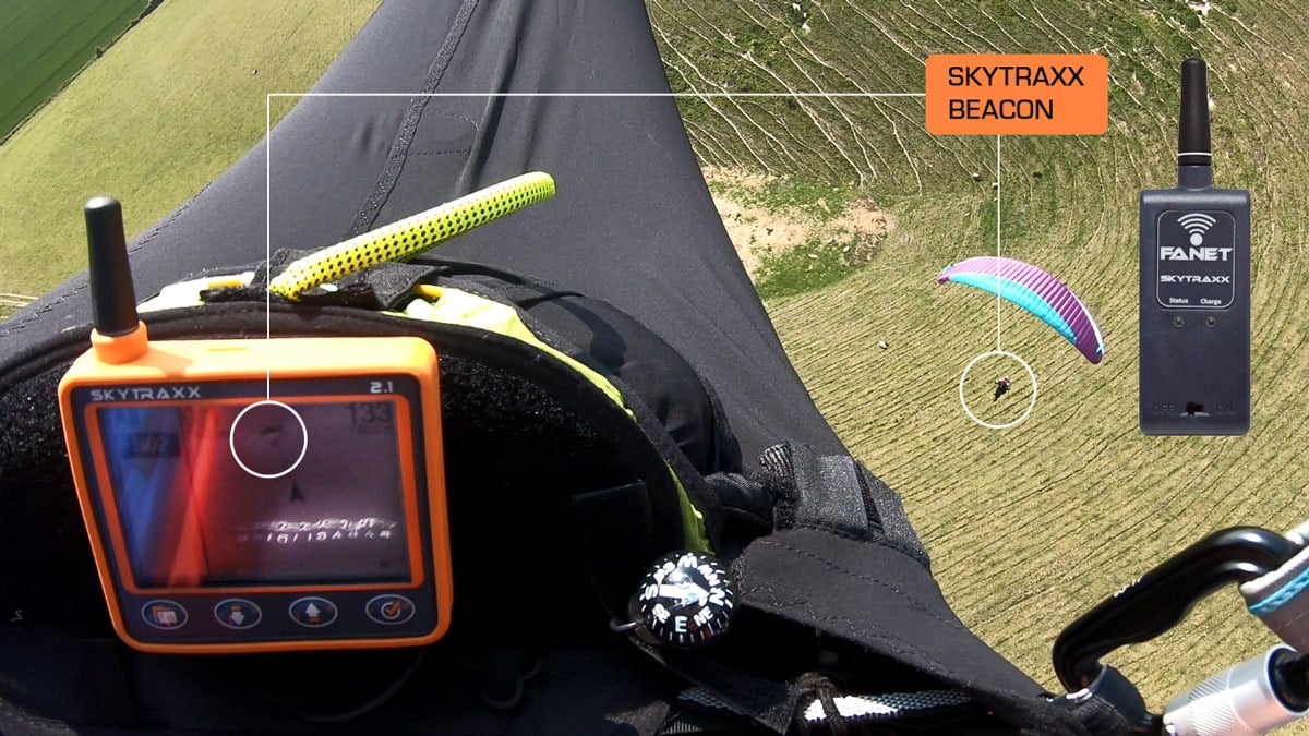 Skytraxx Beacon (flight alarm and tracker)