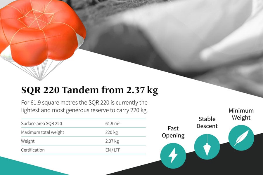 Companion SQR 220 (tandem reserve parachute)