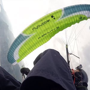 Getting Into Acro Paragliding: there's something up with the horizon!