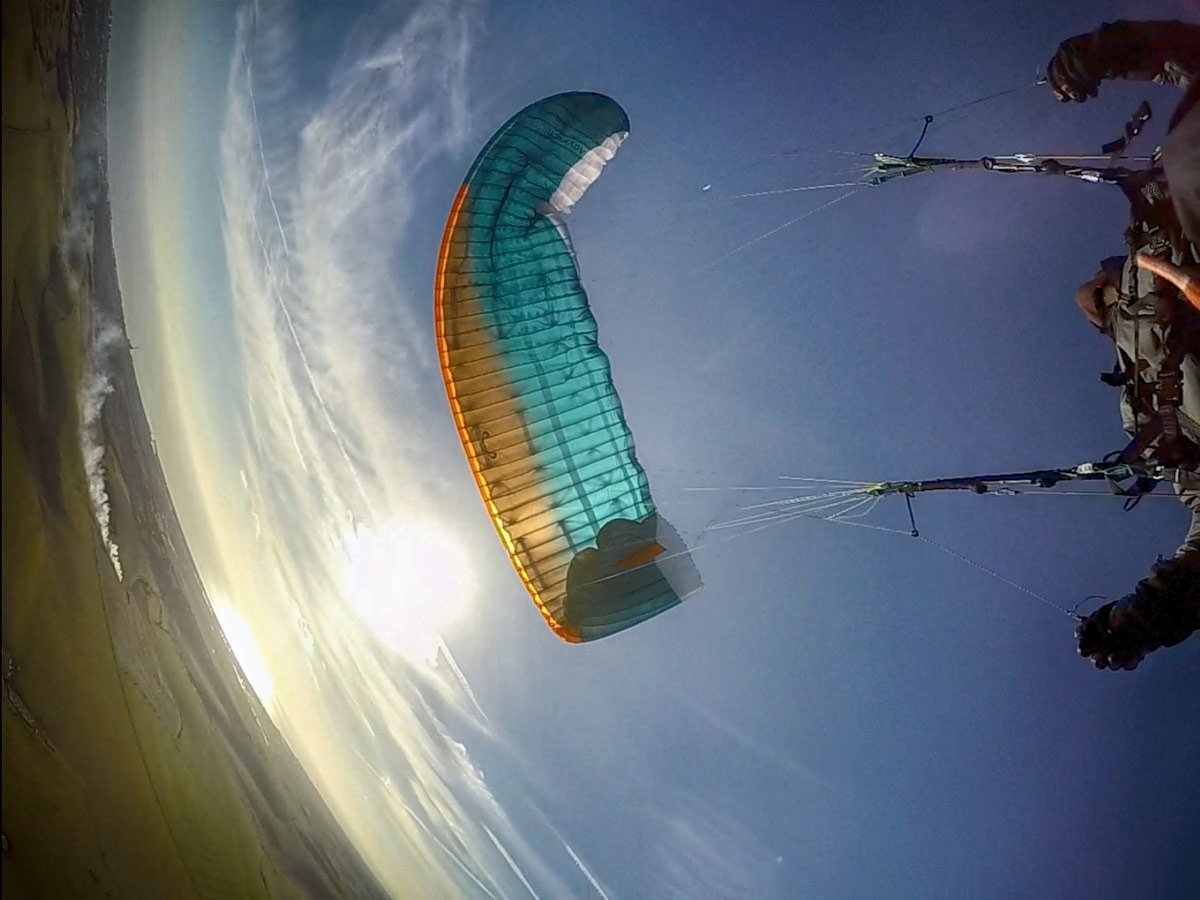 Paraglider Control: Stall, Spin, Collapse!