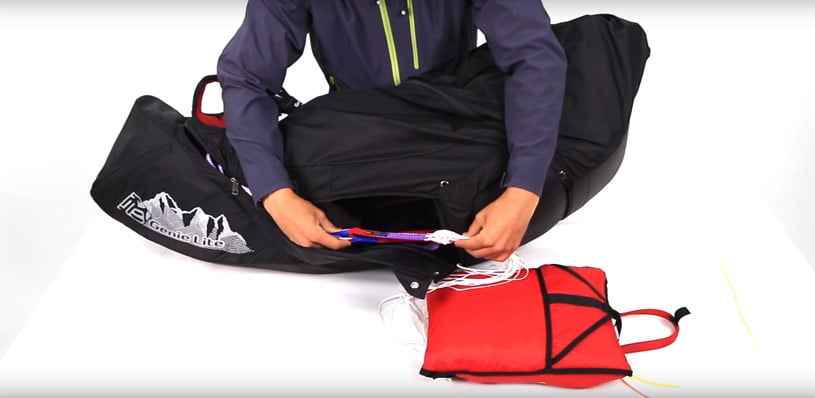Paragliding harness maintenance