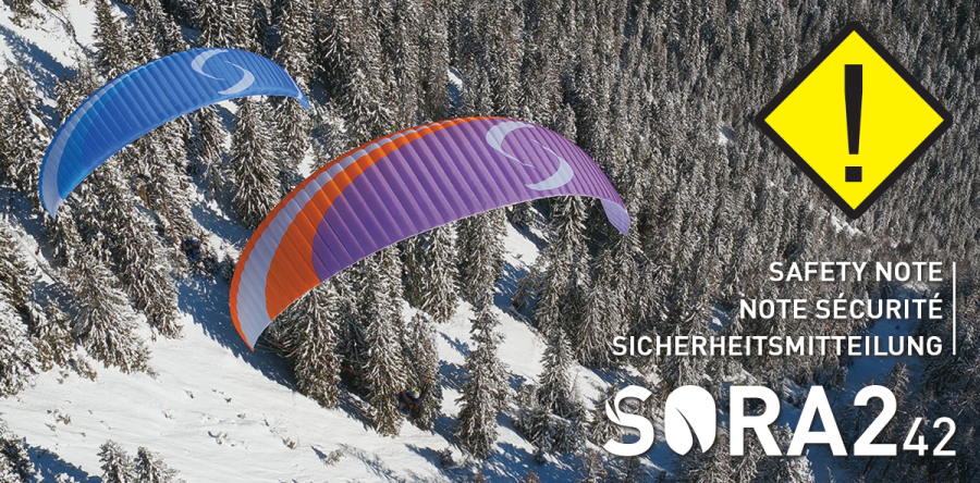 Safety Notice: Supair SORA 2 42