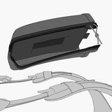 Simple fastening: Goes on a shoulder strap