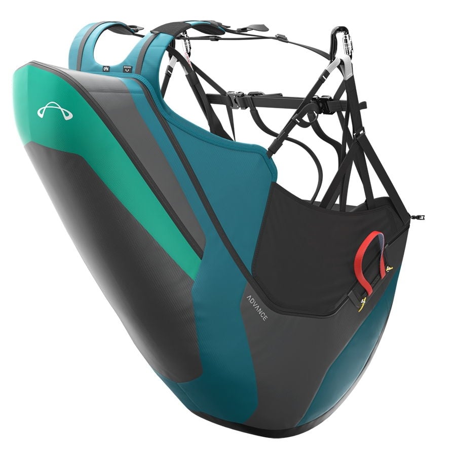 Advance AXESS 4 in the Anthracite-Spectra Green colour