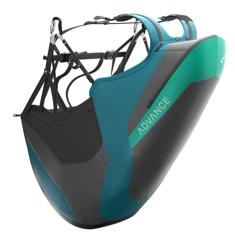 Advance AXESS 4 in the Anthracite-Spectra Green colour