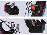 Harness features and options (optional extras airbag and front pocket shown not included)