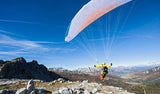 Advance STRAPLESS mountain paragliding harness (shown with optional extra Advance PIPACK 2 rucksack)