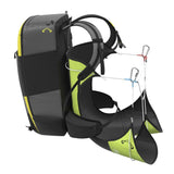 Advance STRAPLESS mountain paragliding harness (shown with optional extra Advance PIPACK 2 rucksack)