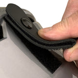 Charly ski-type goggle retainer add-on.Helmet and goggles not included.