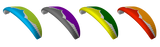 Standard Colours: Light Blue-White-Light Green; Grey-White-Purple; Yellow-White-Green; Red-White-Orange