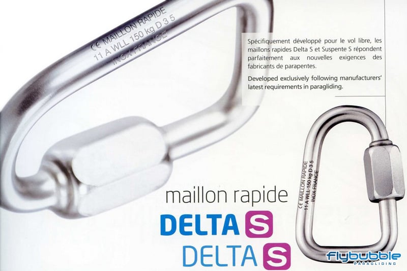 Maillon Rapide Delta S Stainless Steel 3.5mm
