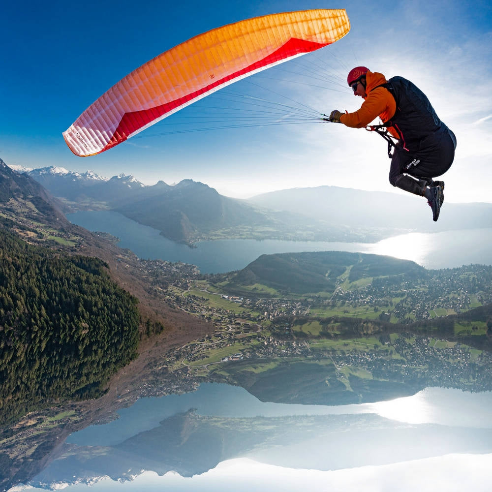 Gin Explorer lightweight paraglider in standard colour 'Orange' 