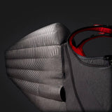 Flight deck with large instrument panel