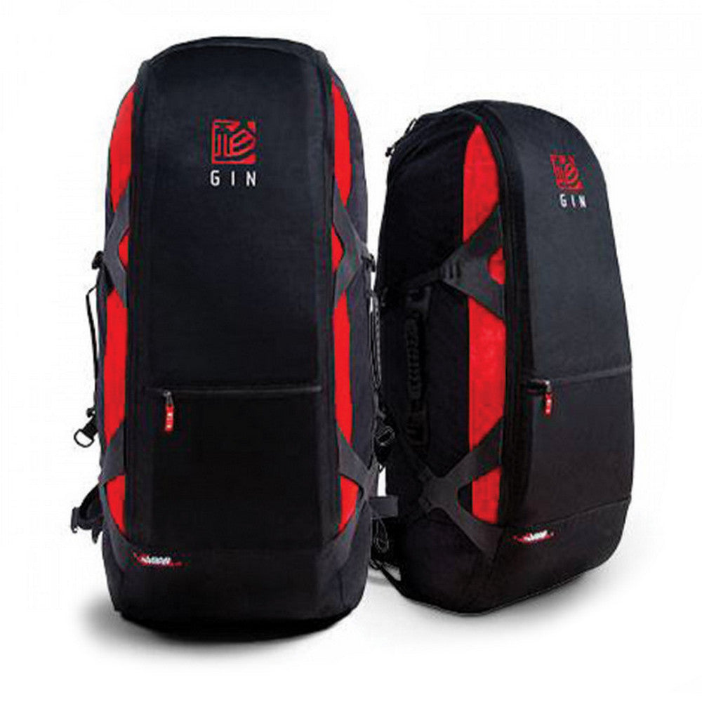 Gin Classic Rucksack Black & Red Backpack