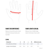 Gin Lite Gloves sizing guide