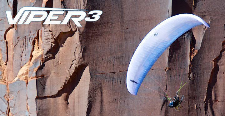 Ozone Spyder 3 22 mètres Power Glider pour paramoteur, PPG, parapente Ozone Spyder 3 22 mètres Power Glider pour paramoteur, PPG, parapente