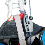 Left shoulder strap with loop material for mounting mini-vario or tracking device