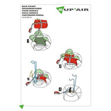 Mounting rear parachute