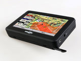 Angled view, landscape mode. Stylus part removed.