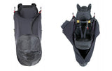 Aerodynamic and compact with simple anti-forget closure system.