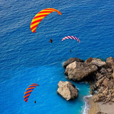 Phi SYMPHONIA trio | special colour 17 Red-Sun | serial colour 04 Bordeaux-White | special colour Orange-Blue