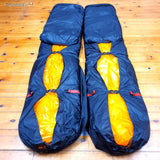 Buckles to keep the folded wing in place