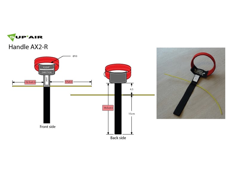 Supair Harness Reserve Handle AX2-R - XP2, ALTIRANDO RS2, ALTIX2 2012+ & QUO VADIS