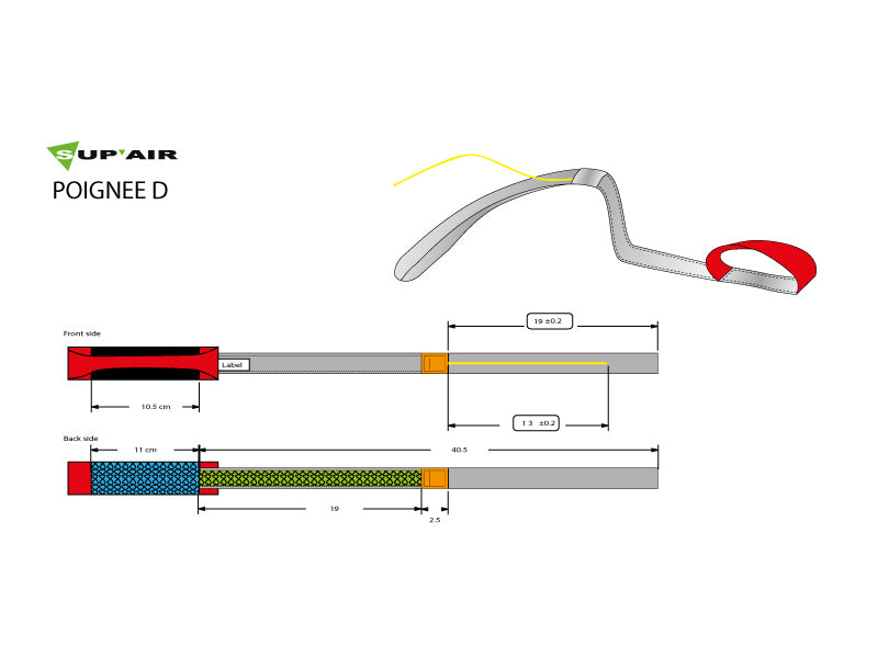 Supair Harness Reserve Handle D - Delight