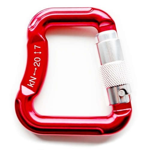 Supair Zicral 45mm Twist-Lock Karabiner for Paragliding. Design and colours may vary by batch and availability.