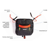 Woody Valley Front Light Rescue Container Anthracite: In detail