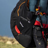 Woody Valley MK1 pro: the reserve parachute placed under the seat