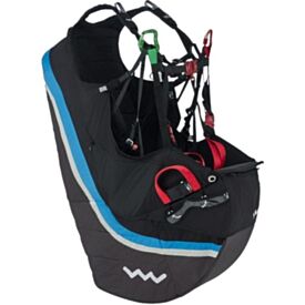 Woody Valley Wani2 reversible paragliding harness-rucksack (shown here in harness mode)