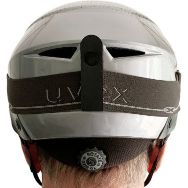 Charly ski-type goggle retainer add-on.  Helmet, goggles and pilot not included.