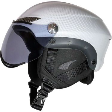 Charly Vitesse in White-Pearl (shown with optional extra visor fitted, not included)