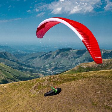 Gin Camino light EN C rated sports XC paraglider | Colour Red