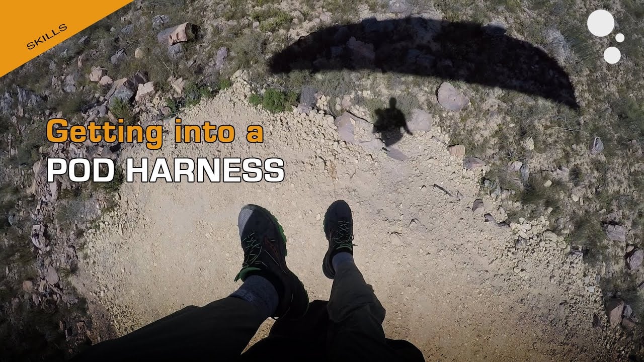 Paragliding Pod Harness Entry Tips