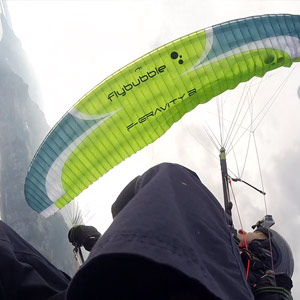 Getting Into Acro Paragliding: there's something up with the horizon!