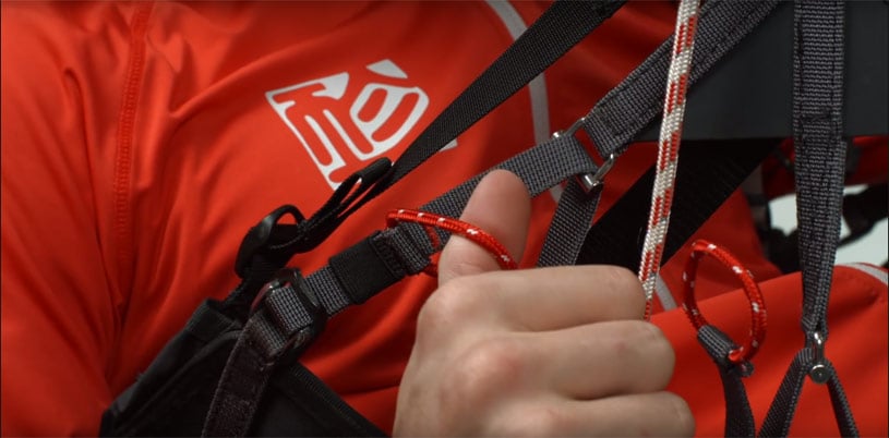 Setting up your paragliding harness