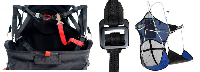 Paragliding harness features - Flybubble