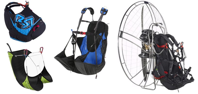 specialist paragliding harnesses
