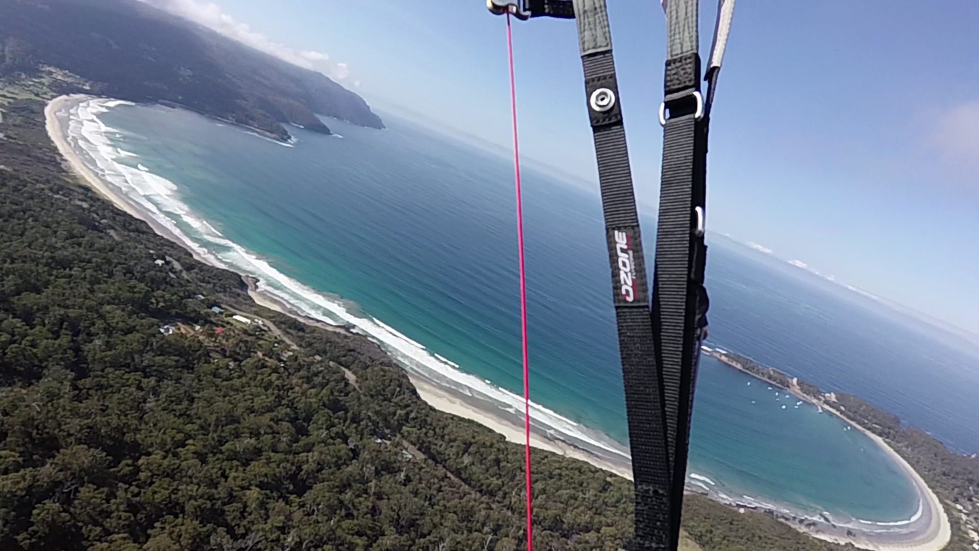 Paragliding in Tasmania (PIRATE'S BAY)