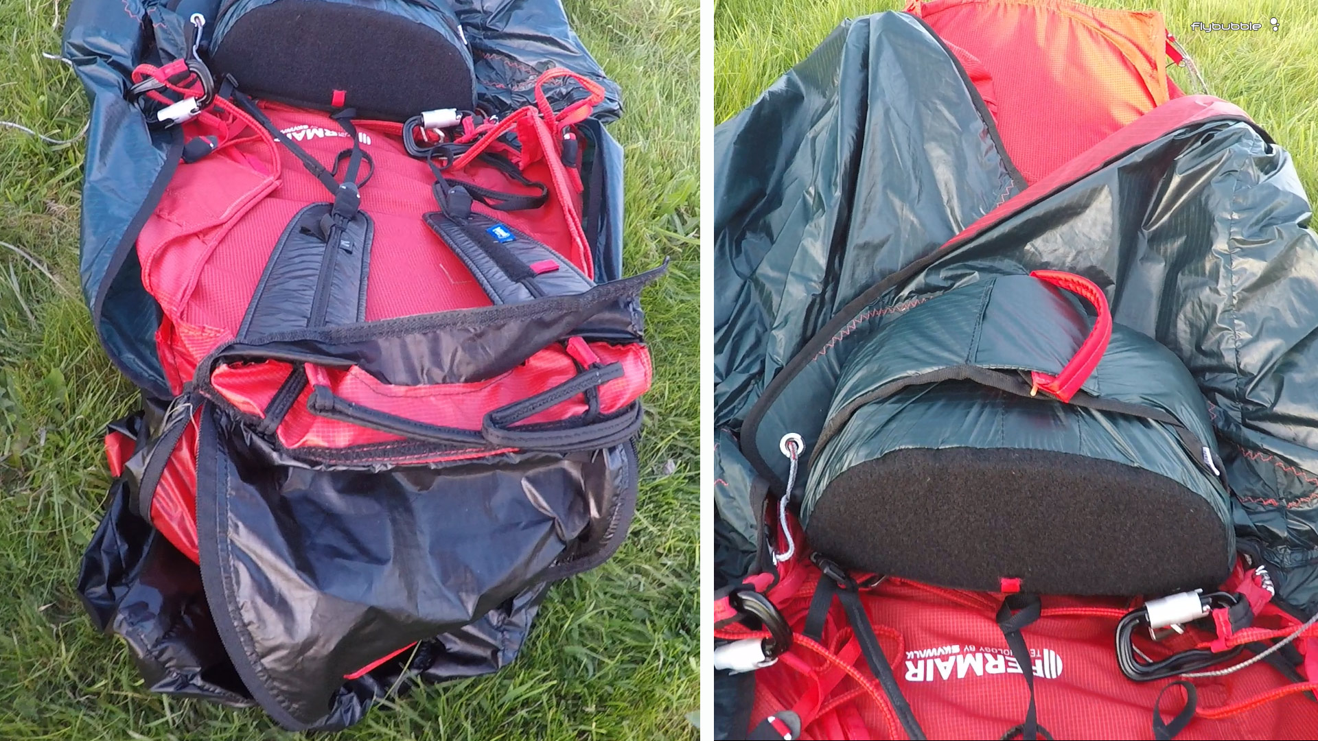 Skywalk RANGE XALPS 2 Review: shoulders and reserve