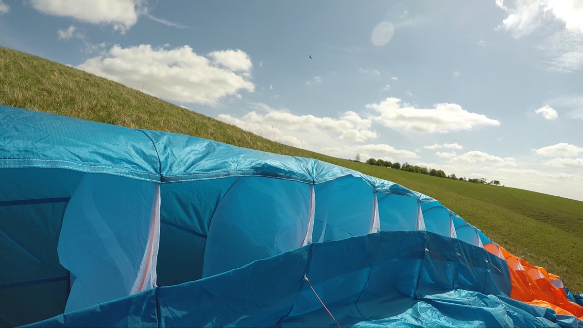 Phi SONATA paraglider review: leading edge