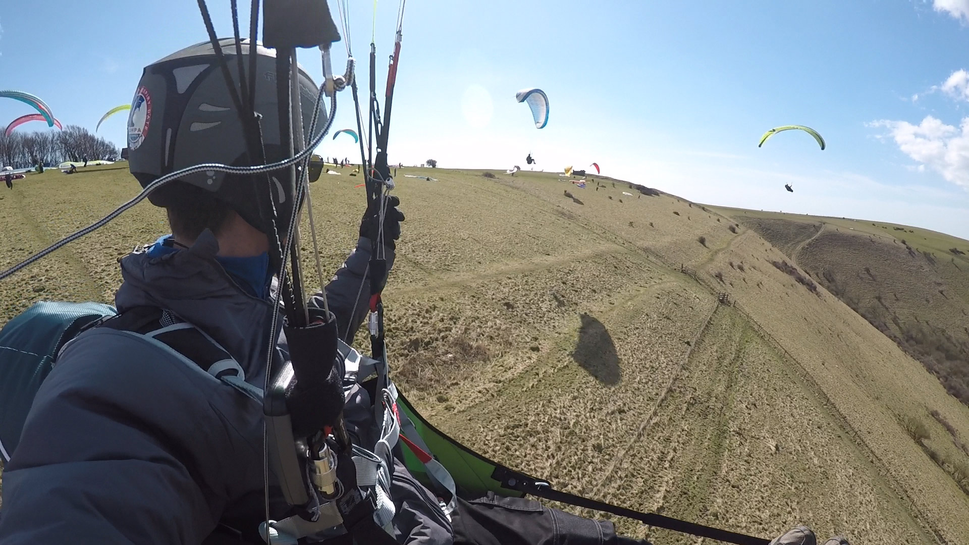 How to fly in paragliding traffic: look ahead