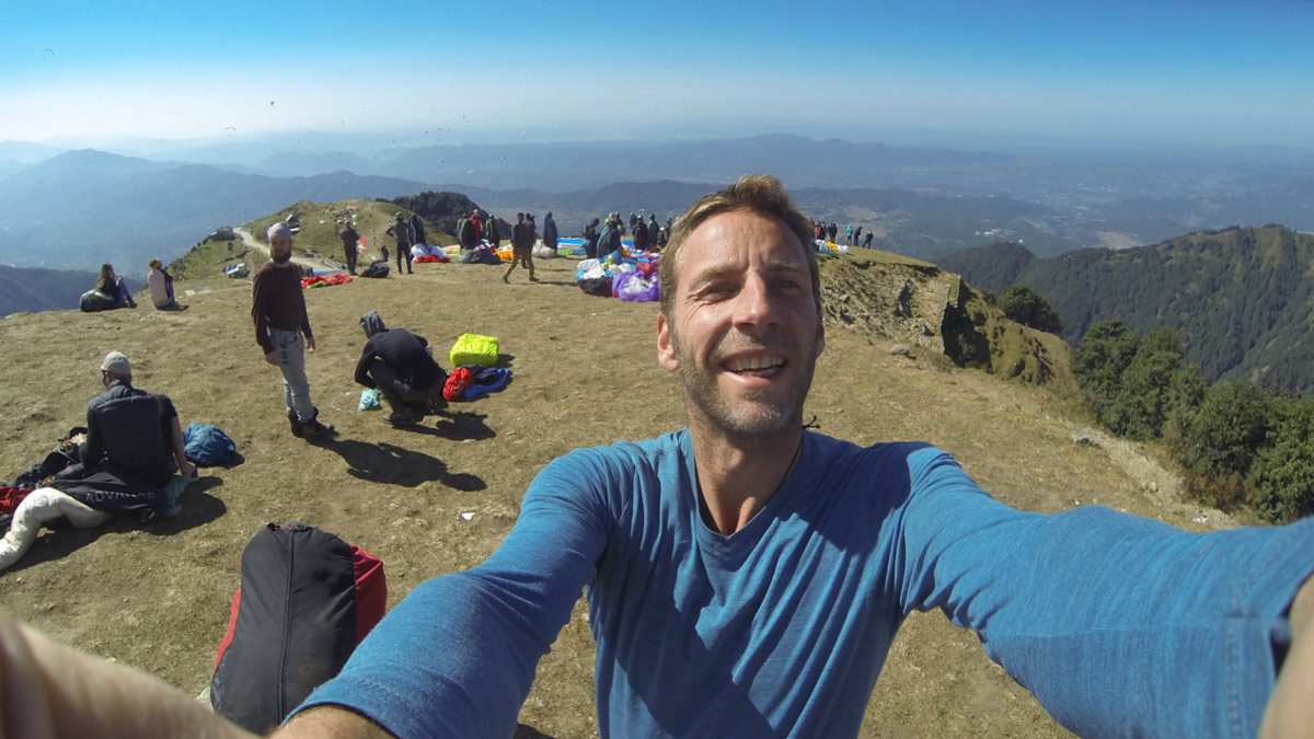 Paragliding Bir (Himalaya): happy launch sites