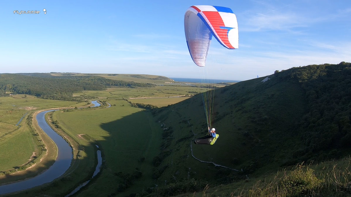 Triple Seven Q-LIGHT paraglider review: fly past
