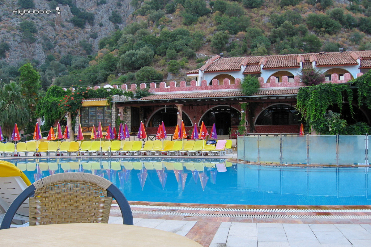 Our hotel in Oludeniz. Right on the beach, about 200 m from the landing area.